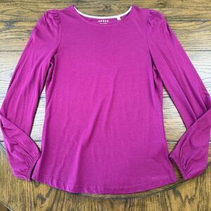 Boden Fuchsia Long Sleeved Top